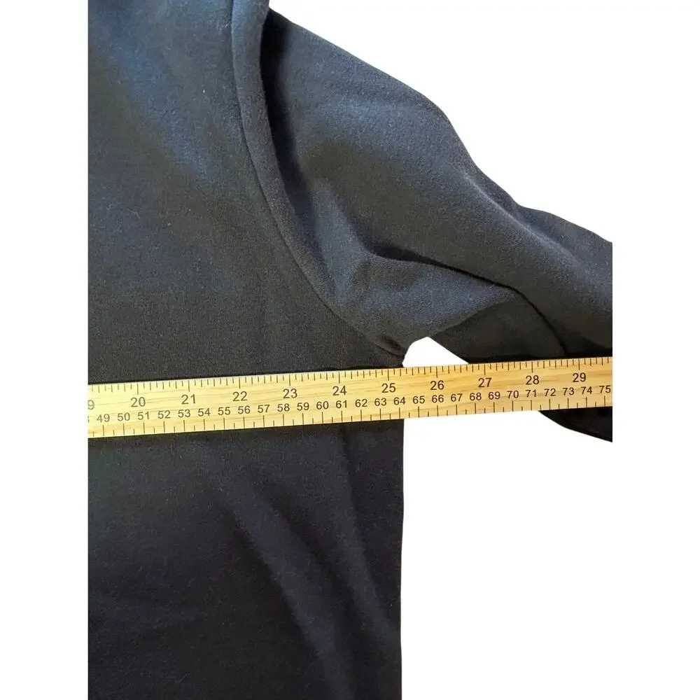 H&M Unisex Graphic Print Hoodie in Black